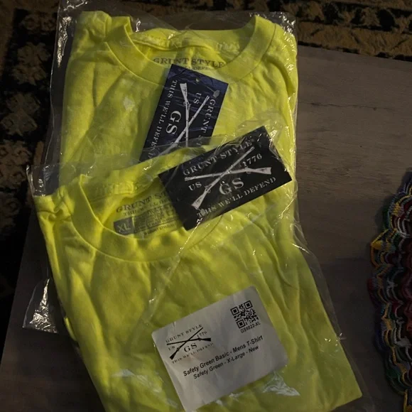 Grunt Style Men's Bright Yellow Tee - Picture 4 of 8